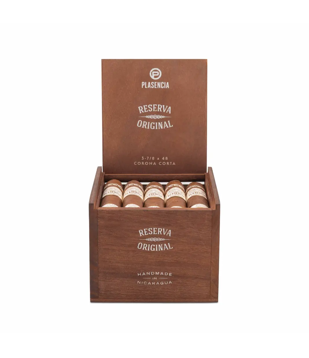 Plasencia Reserva Original Corona Corta Cigar Box View 3 from AuCigars, premium Cuban cigar