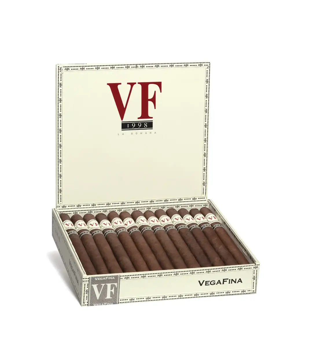 Vegafina 1998 VF 42L Cigar Box of 25 close-up from AuCigars, premium Cuban cigar