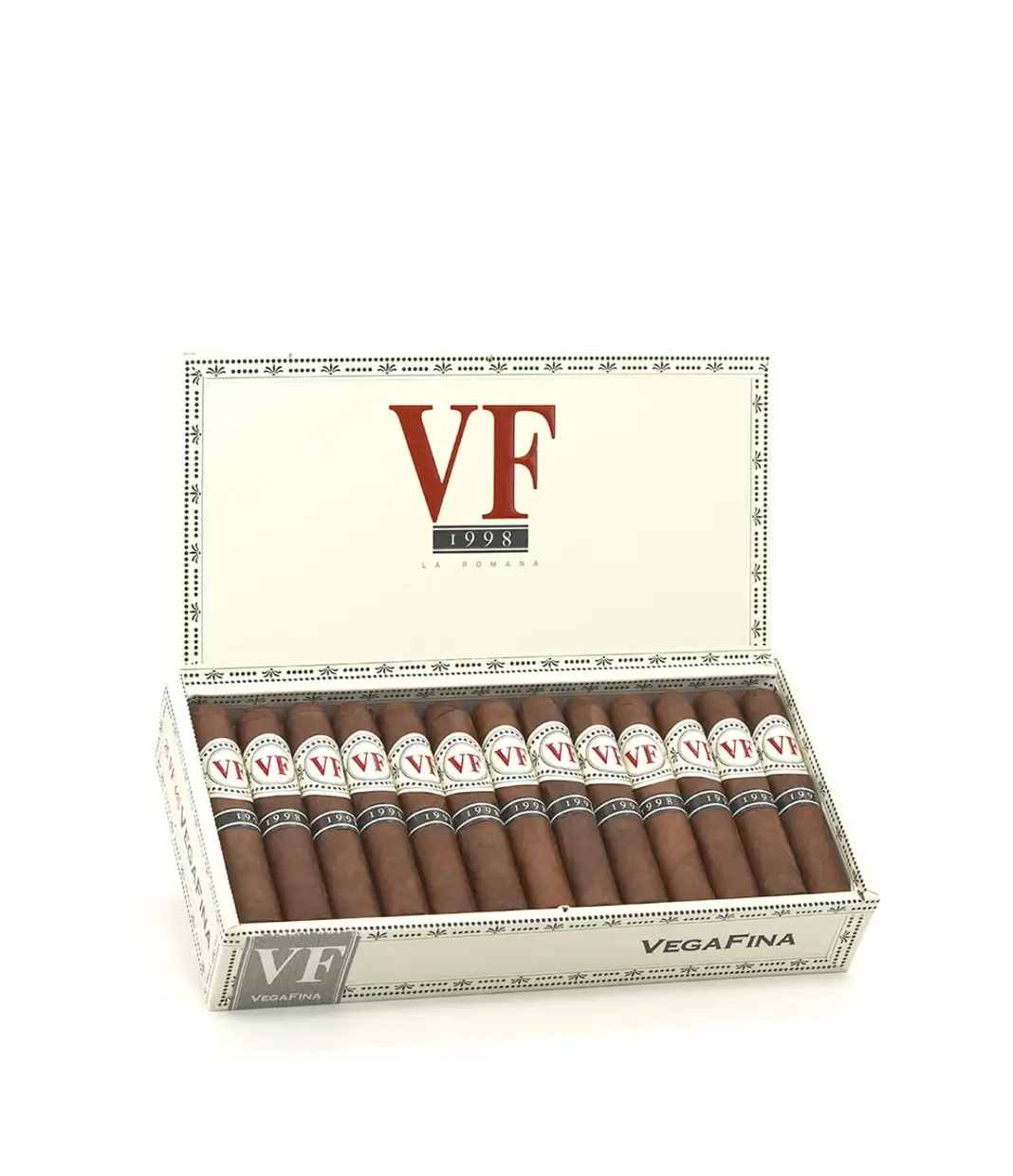 VegaFina 1998 VF 44S Cigar Box of 25 close-up from AuCigars, premium Cuban cigar