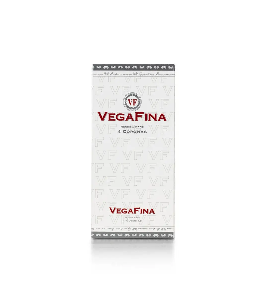 Vegafina Classic Coronas Cigar Box of 5 X 4 close-up from AuCigars, premium Cuban cigar
