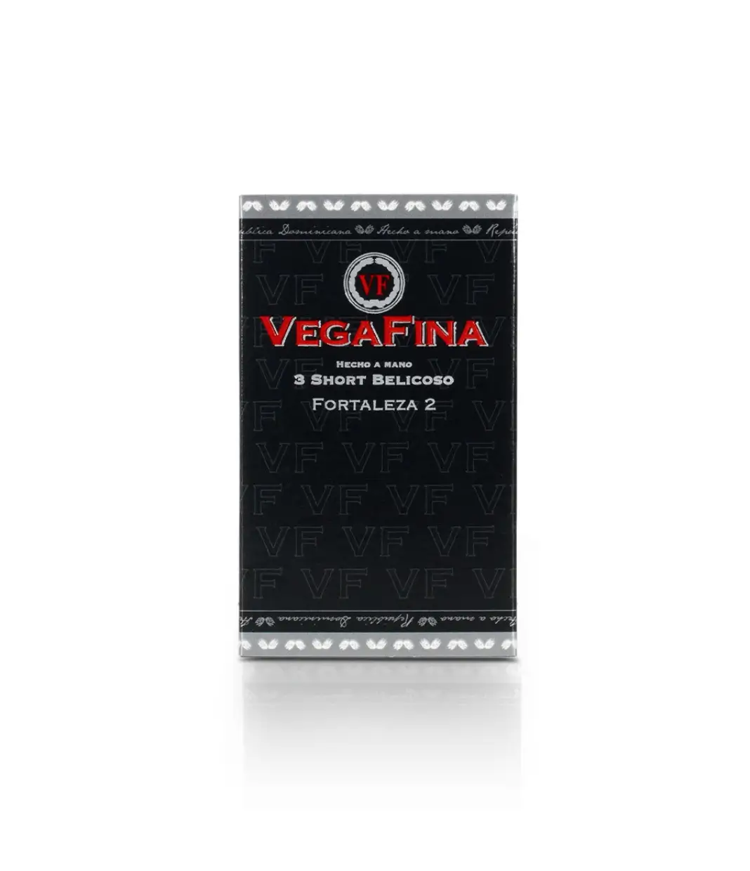 VegaFina Fortaleza 2 Short Belicoso Cigar Box of 5 X 3 close-up from AuCigars, premium Cuban cigar