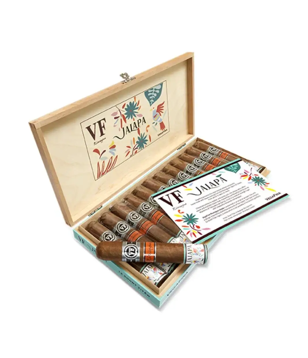 Vegafina Nicaragua Jalapa 2021 Limited Edition Cigar Box of 12 close-up from AuCigars, premium Cuban cigar