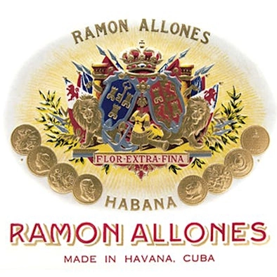 Ramon Allones Cuban Cigars Logo, Made in Havana, Cuba.