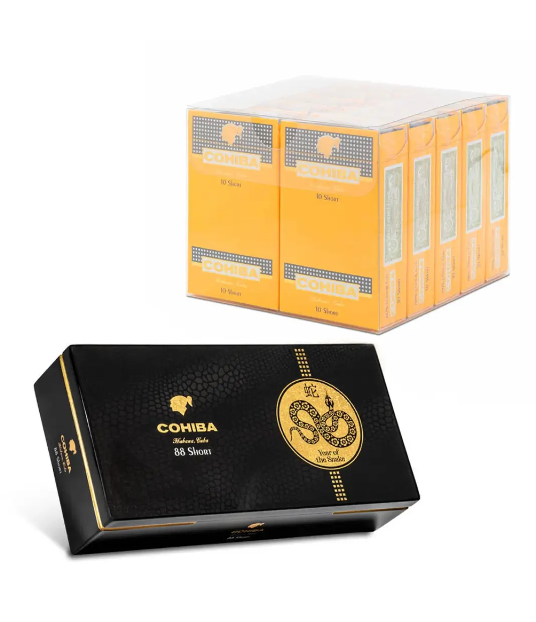 Cohiba Short Year Of The Snake & Short Combo Set Box of 188 from AuCigars, premium Cuban cigar.