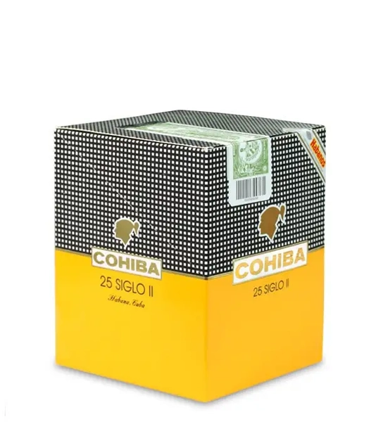 Cohiba Siglo II C/P Box of 25 from AuCigars, premium Cuban cigar.