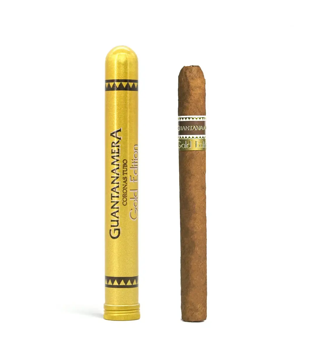 Guantanamera Coronas Tubo Gold Edition Box of Box of 5 X 5 from AuCigars, premium Cuban cigar.