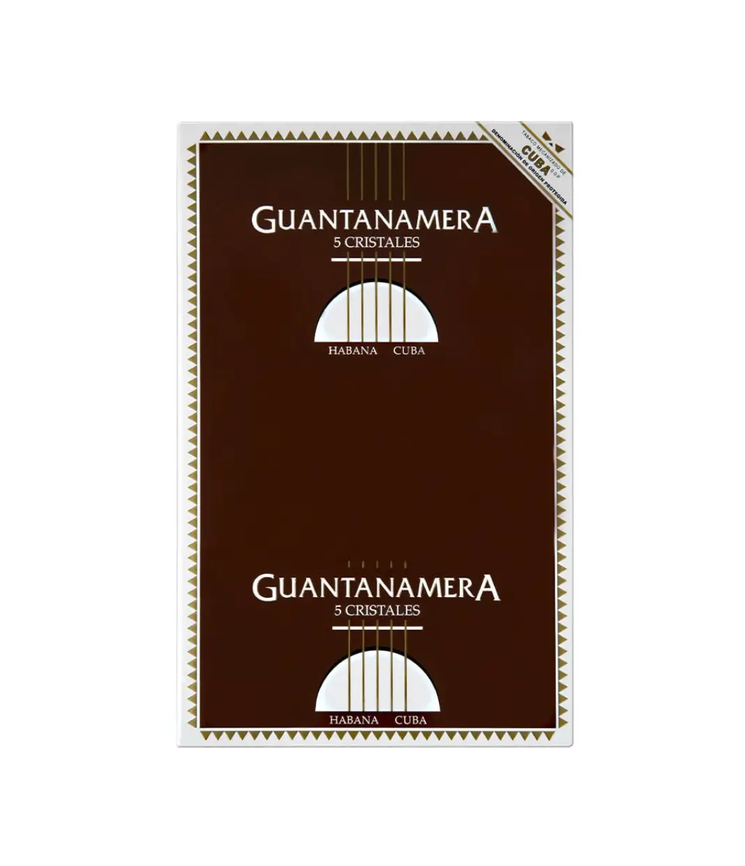 Guantanamera Cristales Box of Box of 5 x 10 from AuCigars, premium Cuban cigar.
