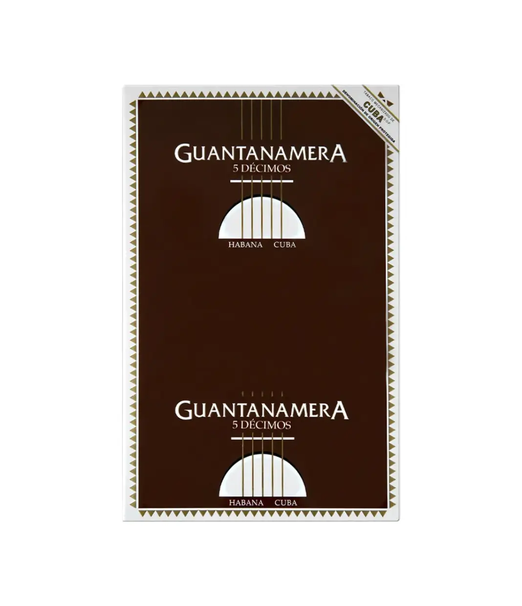 Guantanamera Decimos Box of Box of 5 X 10 from AuCigars, premium Cuban cigar.
