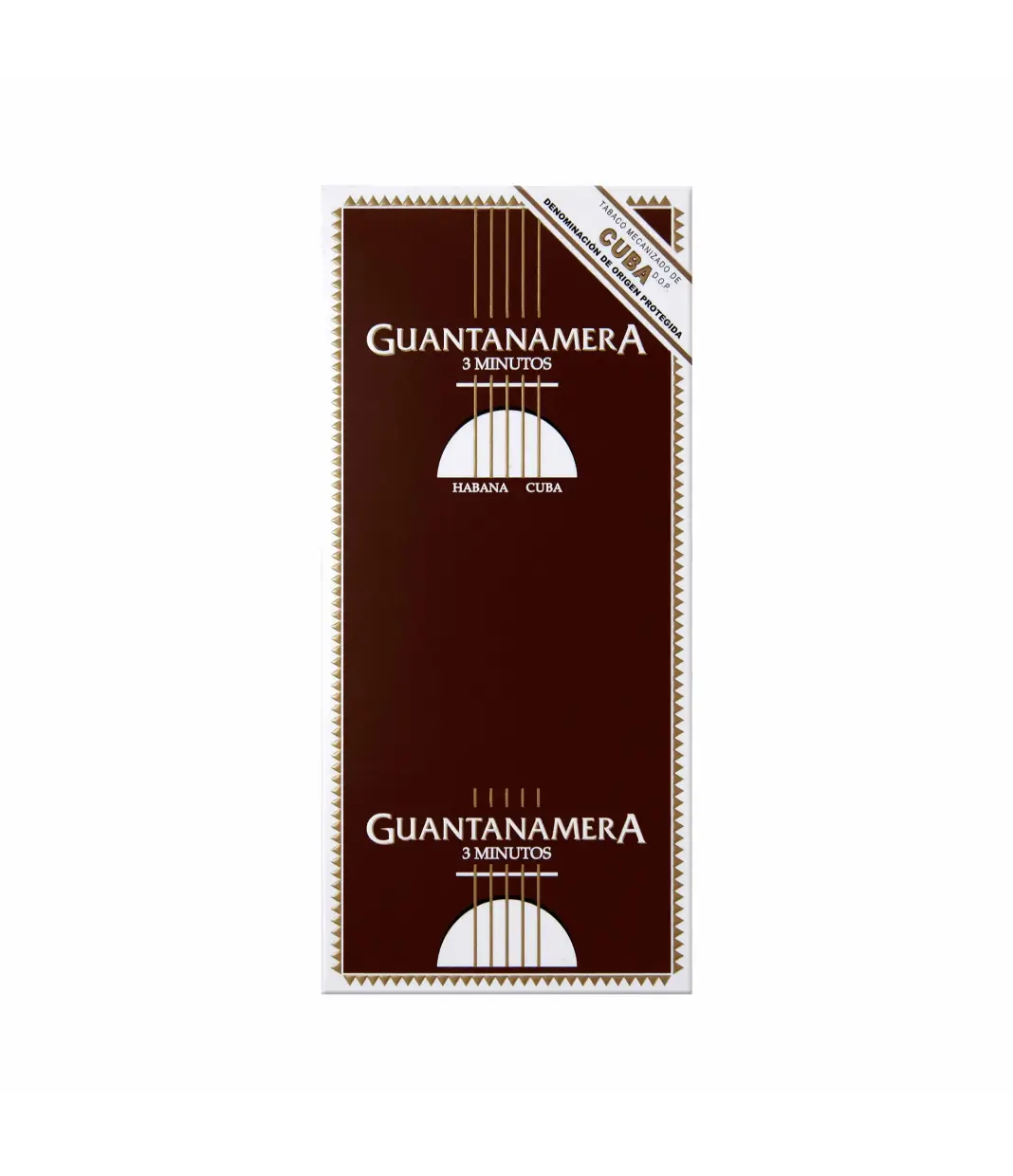 Guantanamera Minutos Box of Box of 3 X 10 from AuCigars, premium Cuban cigar.