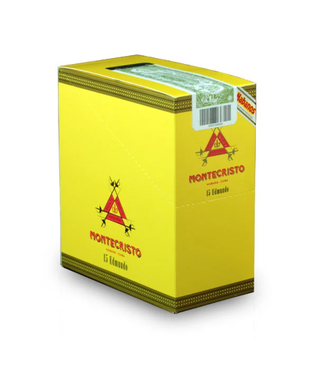Montecristo Edmundo C/P Box of 15 from AuCigars, premium Cuban cigar.