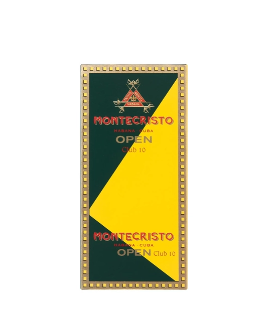 Montecristo Open Club Box of 10 X 10 from AuCigars, premium Cuban cigar.