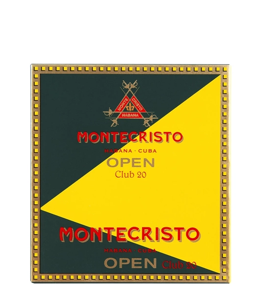 Montecristo Open Club Box of 20 X 5 from AuCigars, premium Cuban cigar.