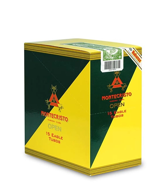 Montecristo Open Eagle A/T Box of 5 X 3 from AuCigars, premium Cuban cigar.