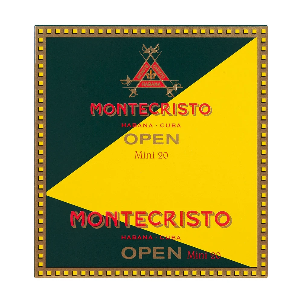 Montecristo Open Mini Box of 20 X 5 from AuCigars, premium Cuban cigar.