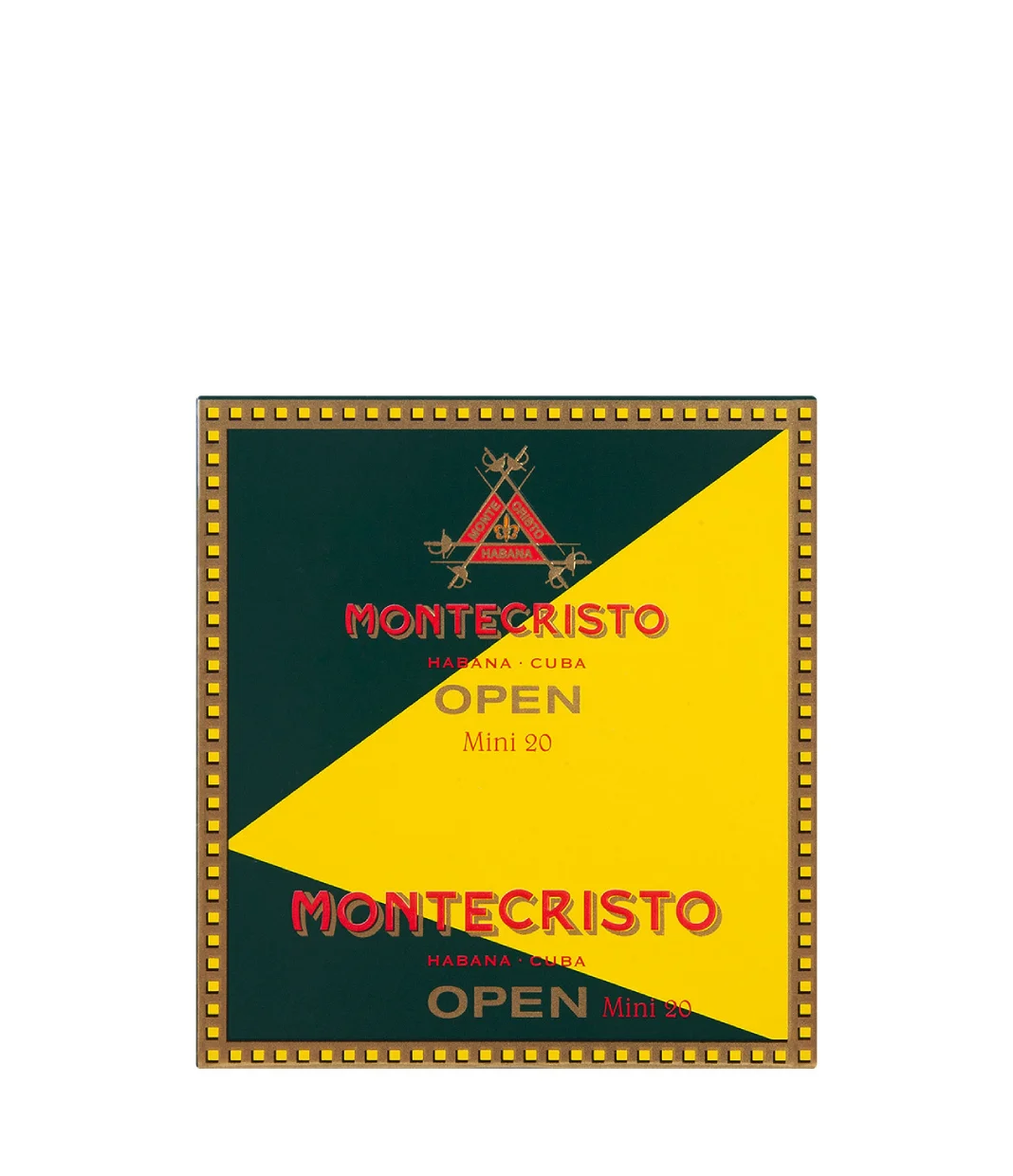 Montecristo Open Mini Box of 20 X 5 from AuCigars, premium Cuban cigar.