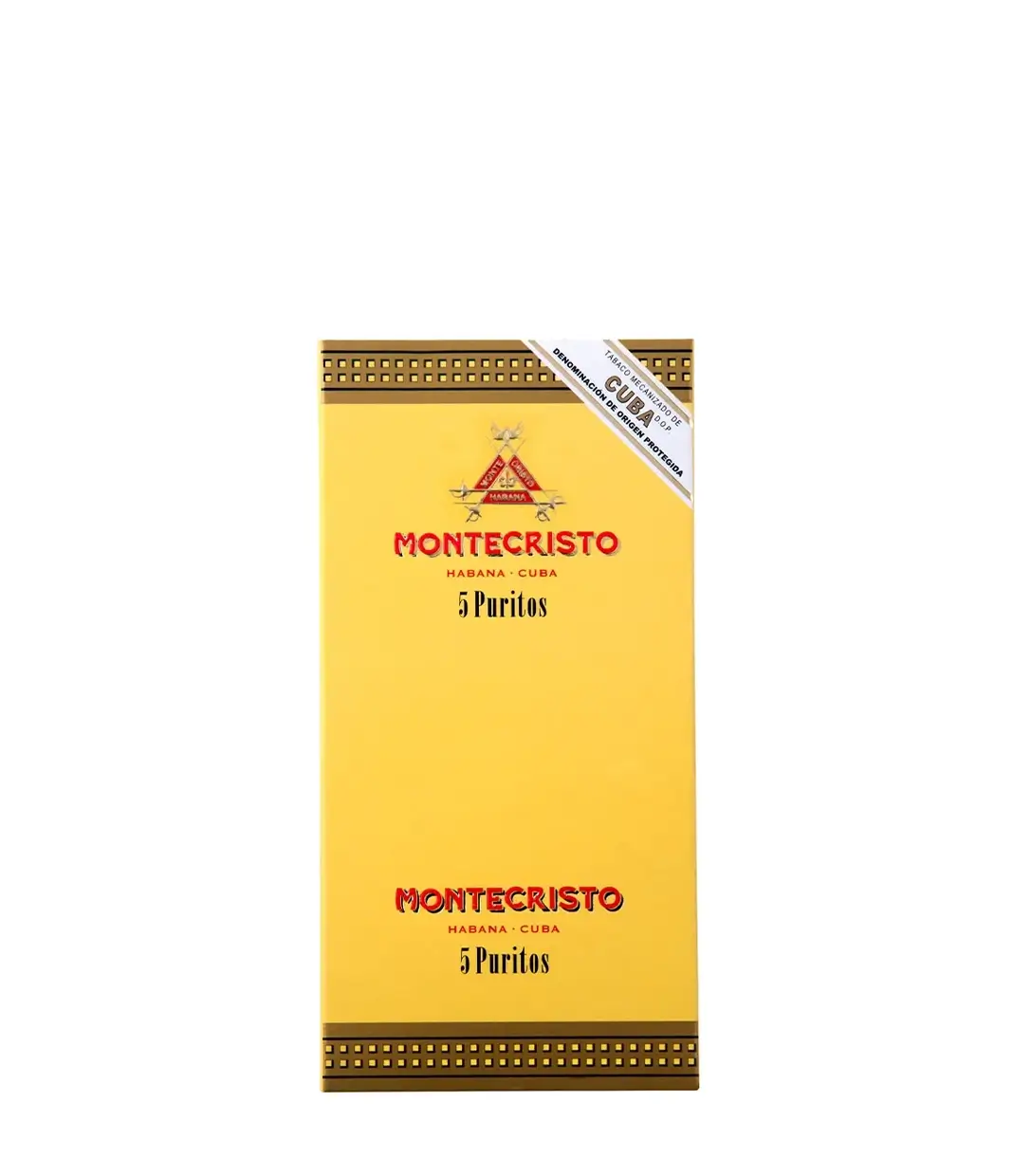 Montecristo Puritos 5 Pack Box of 5 from AuCigars, premium Cuban cigar.