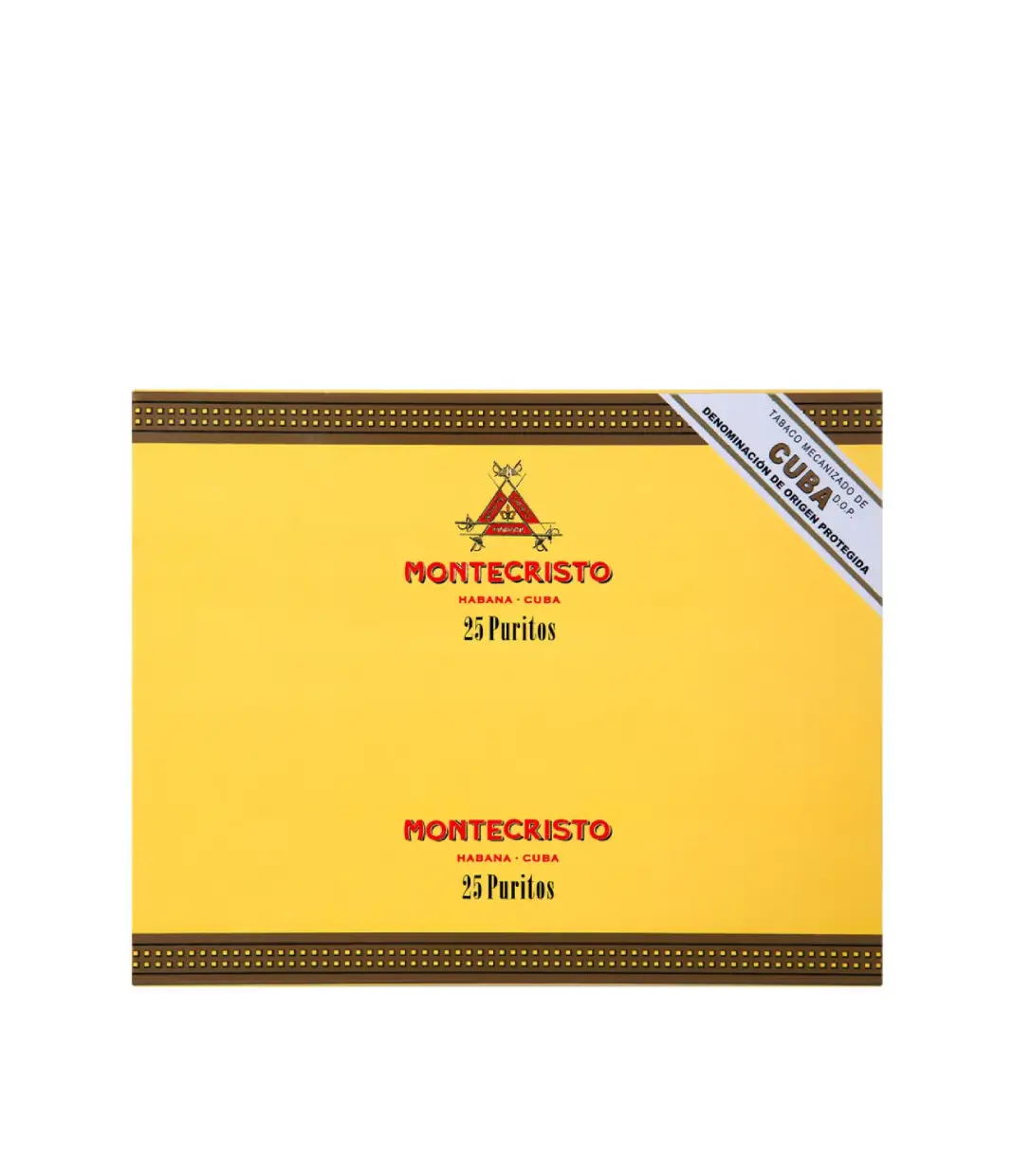 Montecristo Puritos Box of 25 X 2 from AuCigars, premium Cuban cigar.