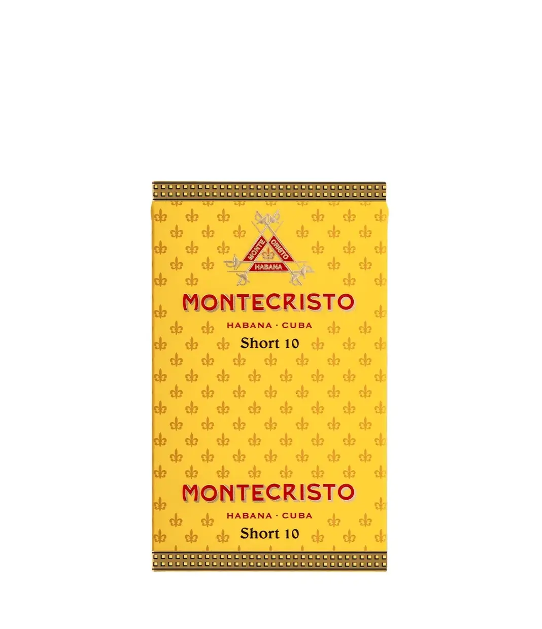 Montecristo Short 10 Pack Box of 10 from AuCigars, premium Cuban cigar.