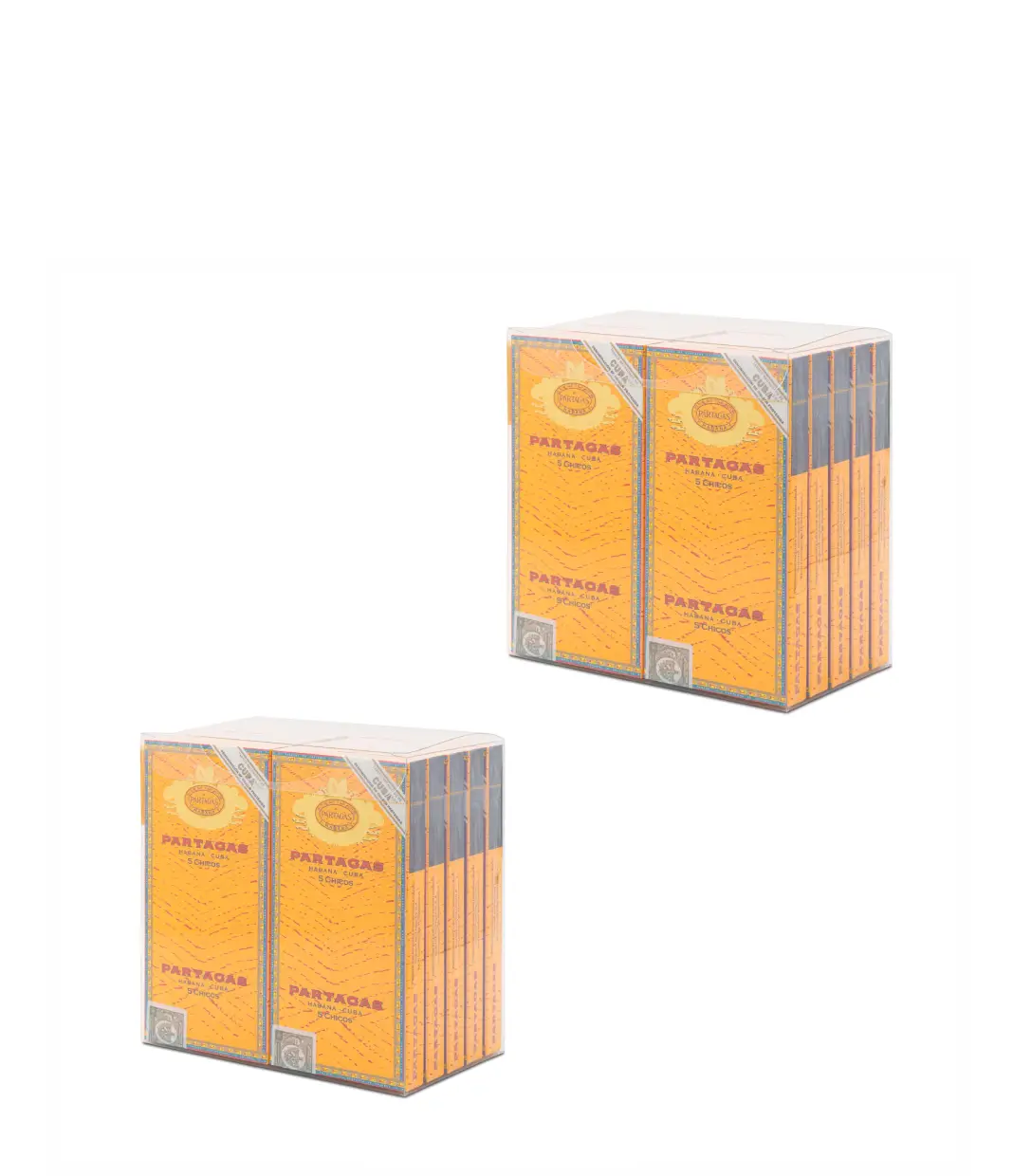 Partagás Chicos Double Set Box of 2 X 50 from AuCigars, premium Cuban cigar.