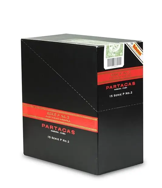 Partagas Serie P No.2 A/T Box of 5 X 3 from AuCigars, premium Cuban cigar.