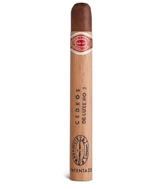 Romeo y Julieta Cedros De Luxe No.2 Box of 25 from AuCigars, premium Cuban cigar.