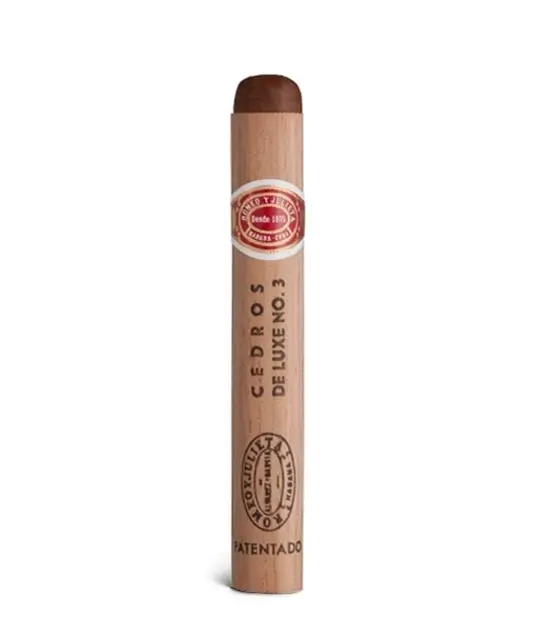 Romeo y Julieta Cedros De Luxe No.3 Box of 25 from AuCigars, premium Cuban cigar.