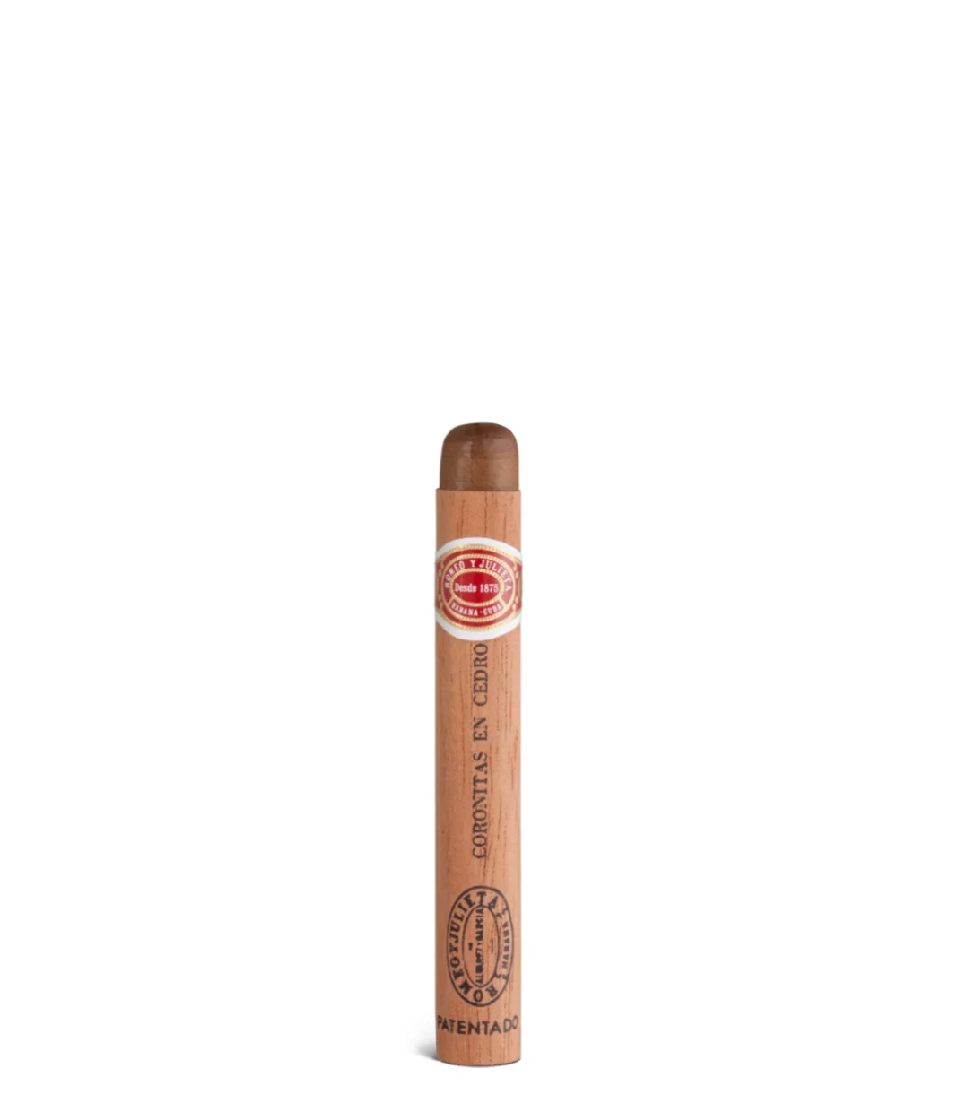 Romeo y Julieta Coronitas en Cedro Box of 25 from AuCigars, premium Cuban cigar.