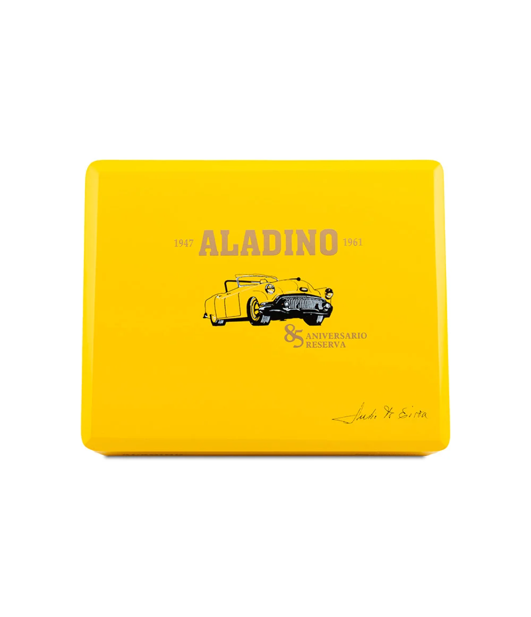 Aladino 85 Aniversario Reserva Toro Cigar Box View 4 from AuCigars, premium Cuban cigar