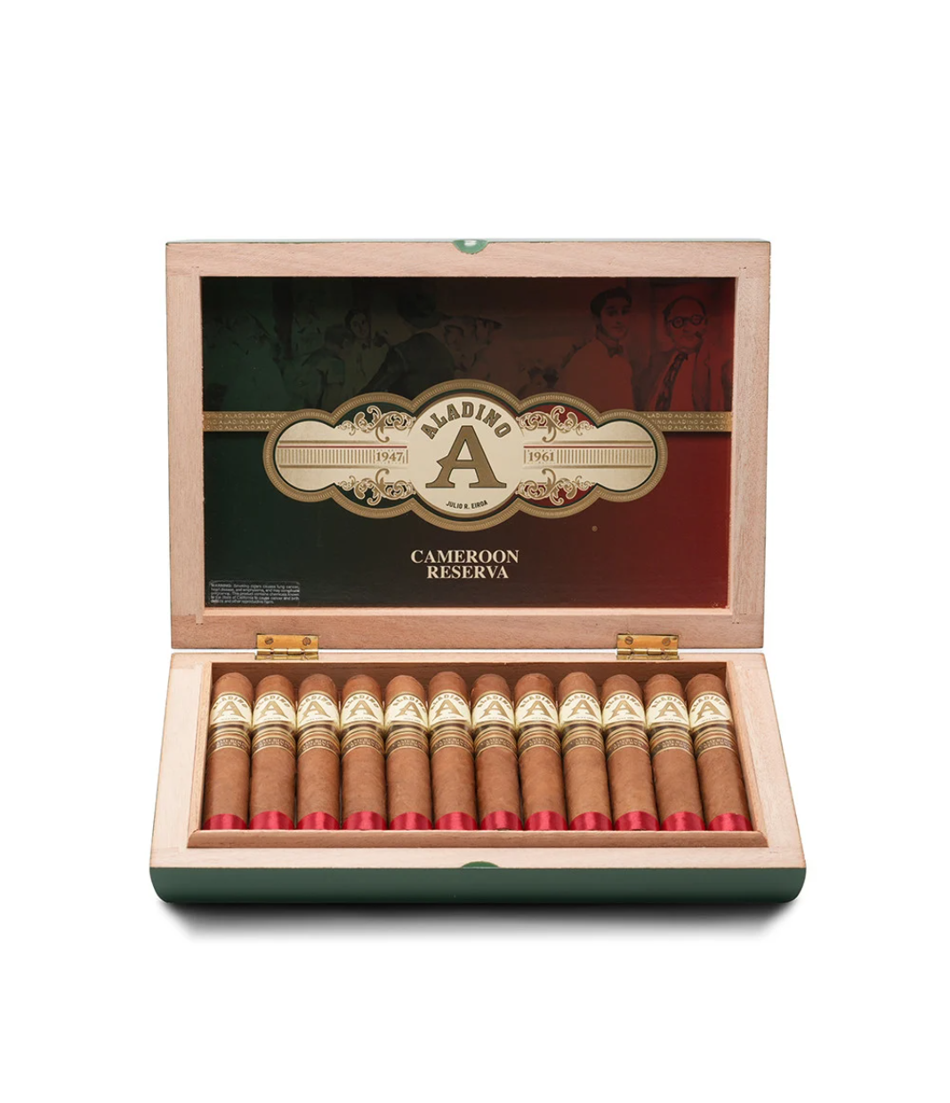Aladino Cameroon Reserva Toro Cigar Box View 3 from AuCigars, premium Cuban cigar