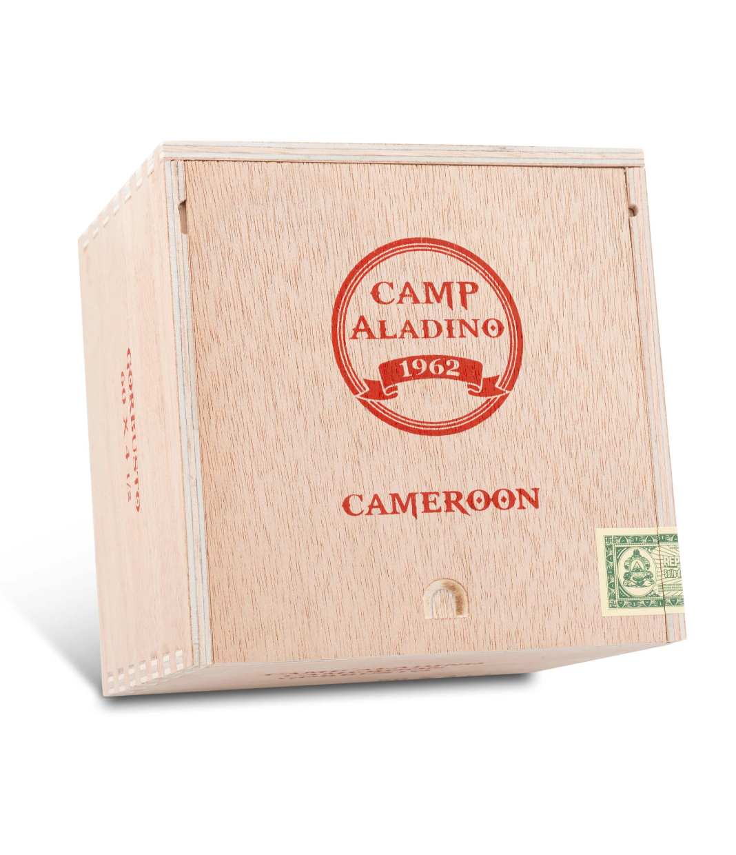 Aladino Camp Aladino Cameroon Gorbusto Cigar Box View 3 from AuCigars, premium Cuban cigar