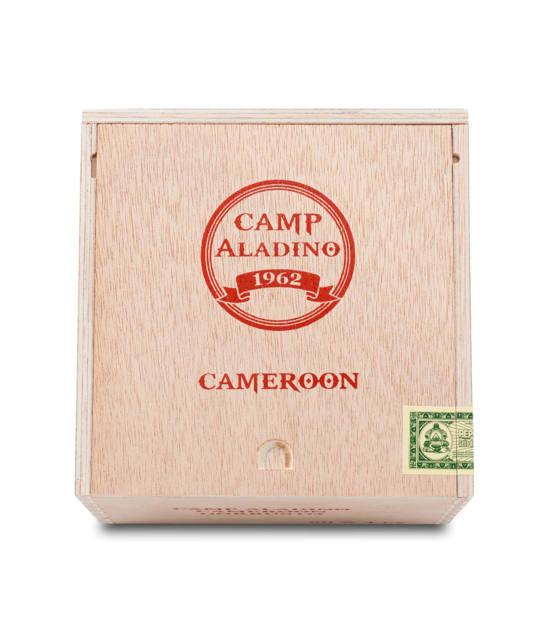 Aladino Camp Aladino Cameroon Gorbusto Cigar Box View 4 from AuCigars, premium Cuban cigar
