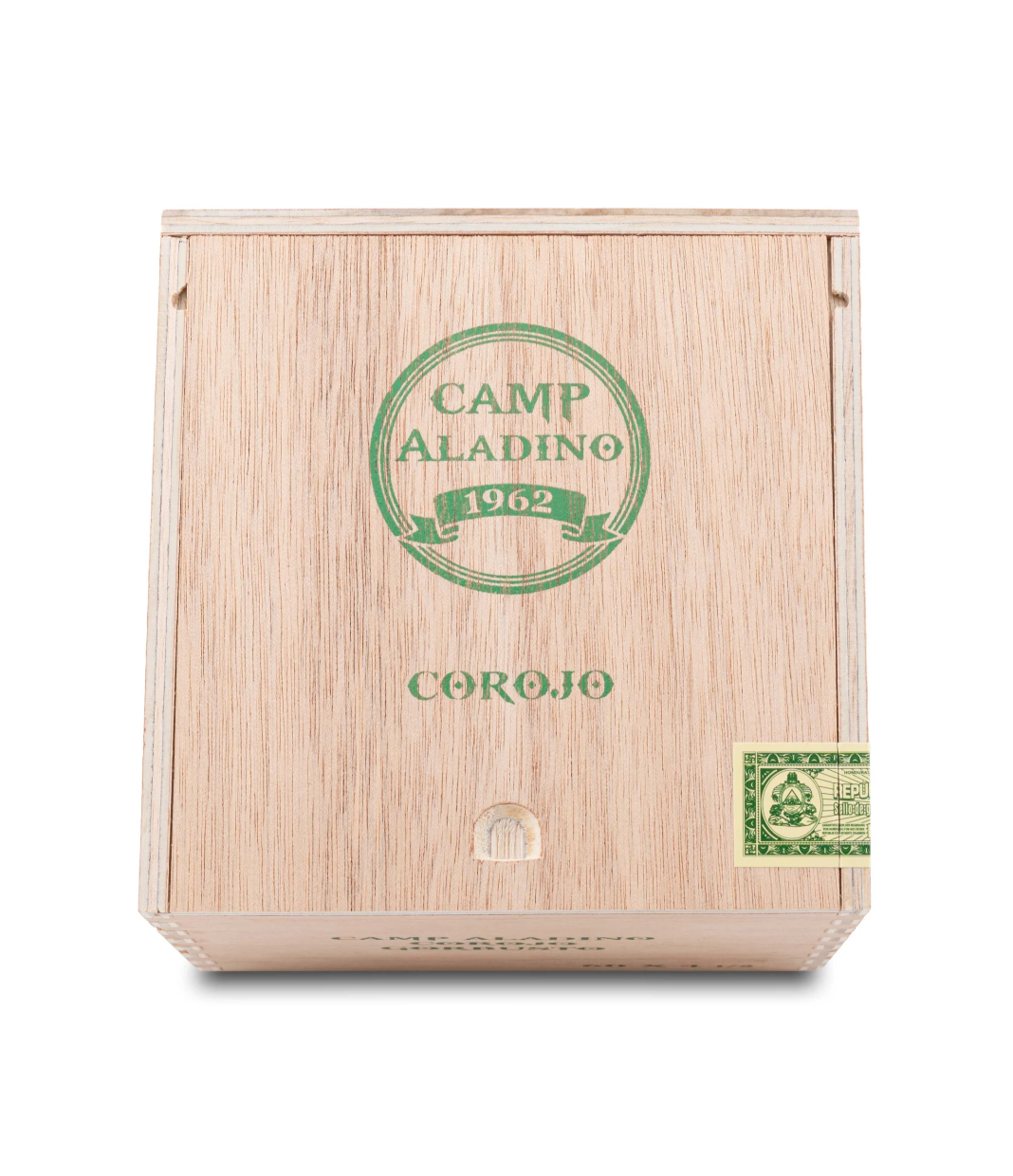 Aladino Camp Aladino Corojo Gorbusto Cigar Box View 4 from AuCigars, premium Cuban cigar