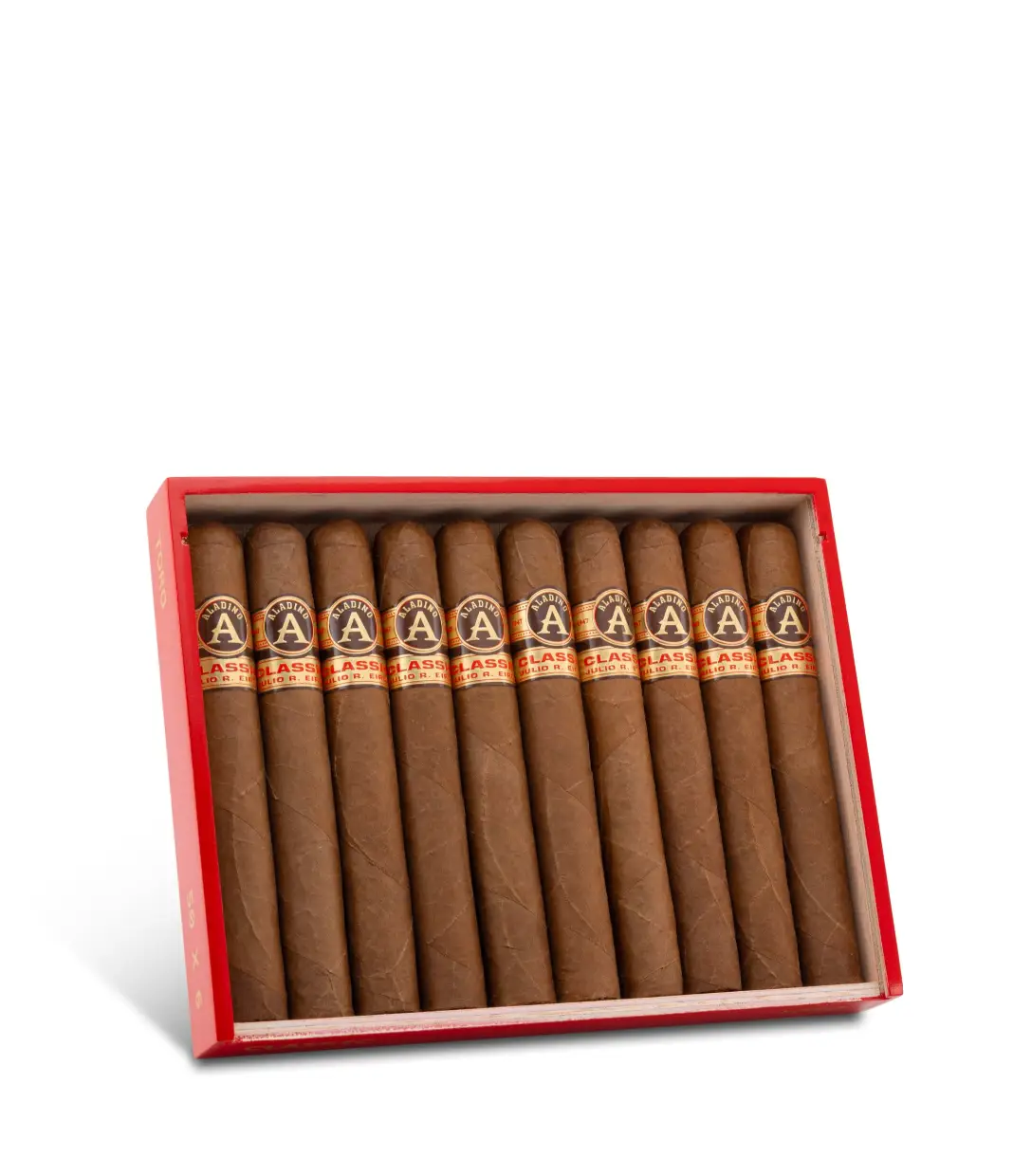 Aladino Classic Toro Cigar Box of 10 close-up from AuCigars, premium Cuban cigar