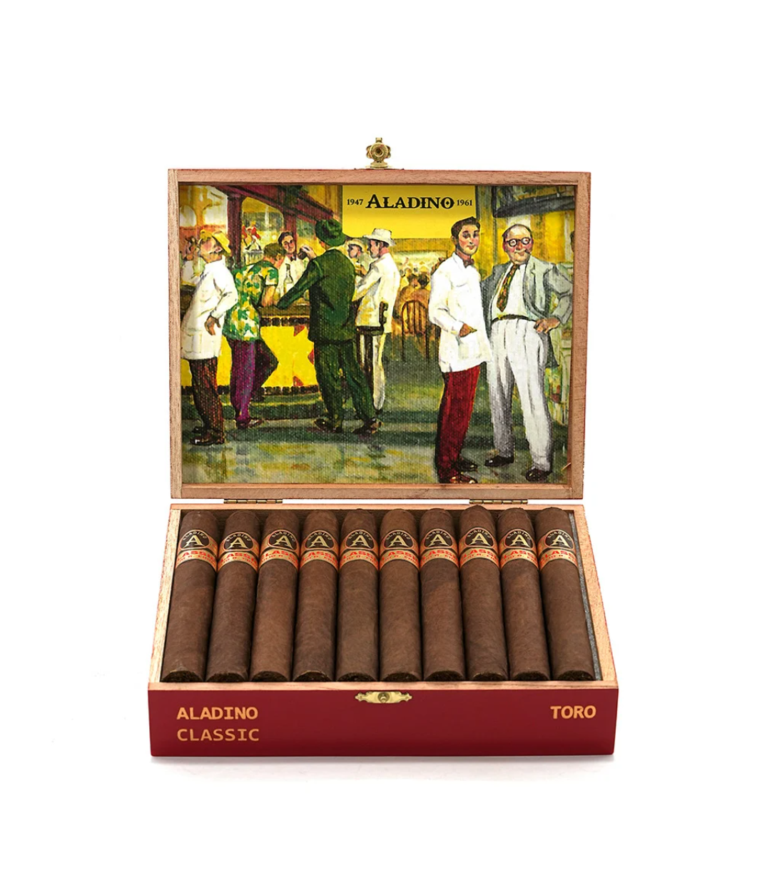 Aladino Classic Toro Cigar Box View 3 from AuCigars, premium Cuban cigar