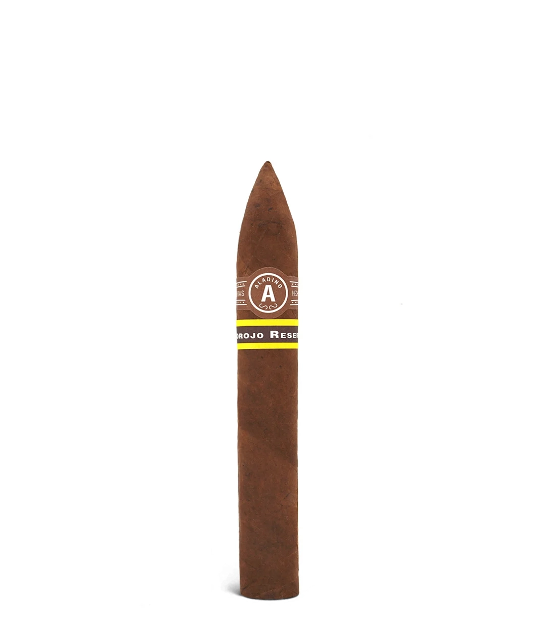 Aladino Corojo Reserva Figurado Cigar close-up from AuCigars, premium Cuban cigar