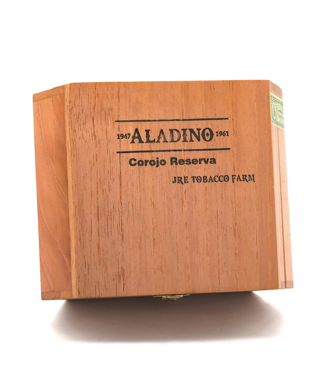 Aladino Corojo Reserva Robusto Cigar Box View 2 from AuCigars, premium Cuban cigar