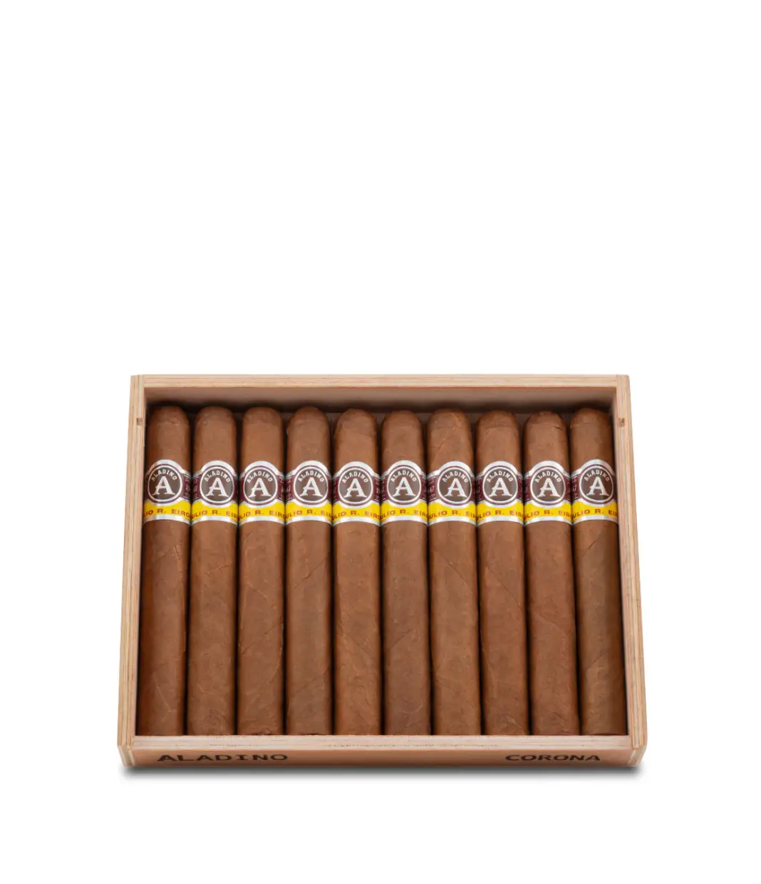 Aladino Corojo Corona Cigar Box View 5 from AuCigars, premium Cuban cigar