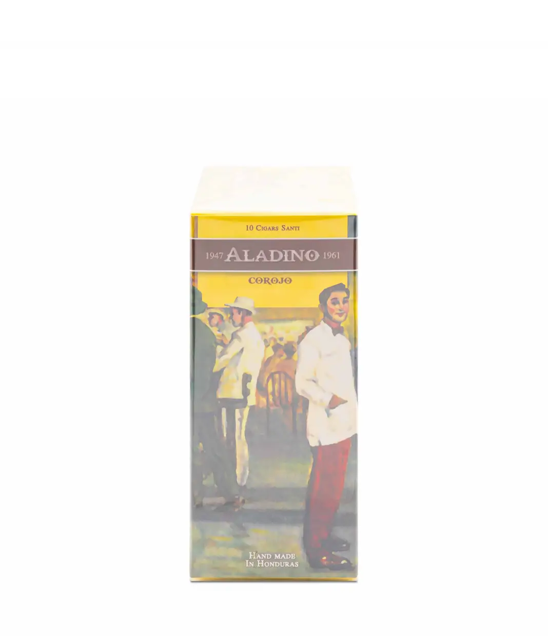 Aladino Corojo Santi Cigar Box View 3 from AuCigars, premium Cuban cigar