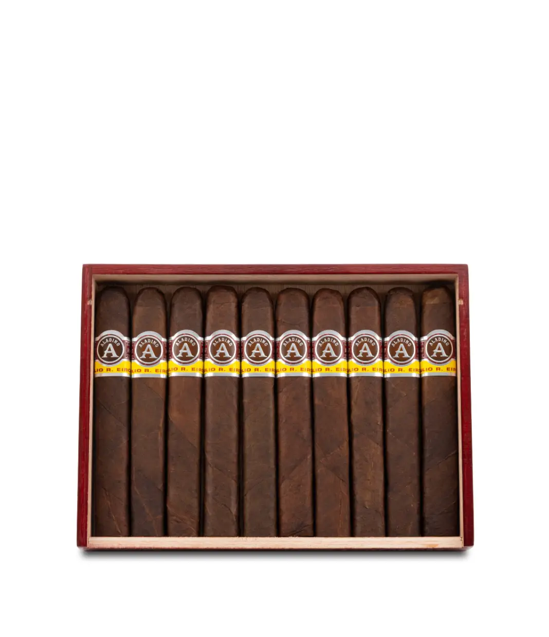 Aladino Maduro Corona Cigar Box View 4 from AuCigars, premium Cuban cigar