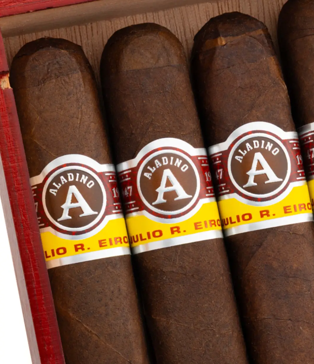 Aladino Maduro Toro Cigar Box View 5 from AuCigars, premium Cuban cigar