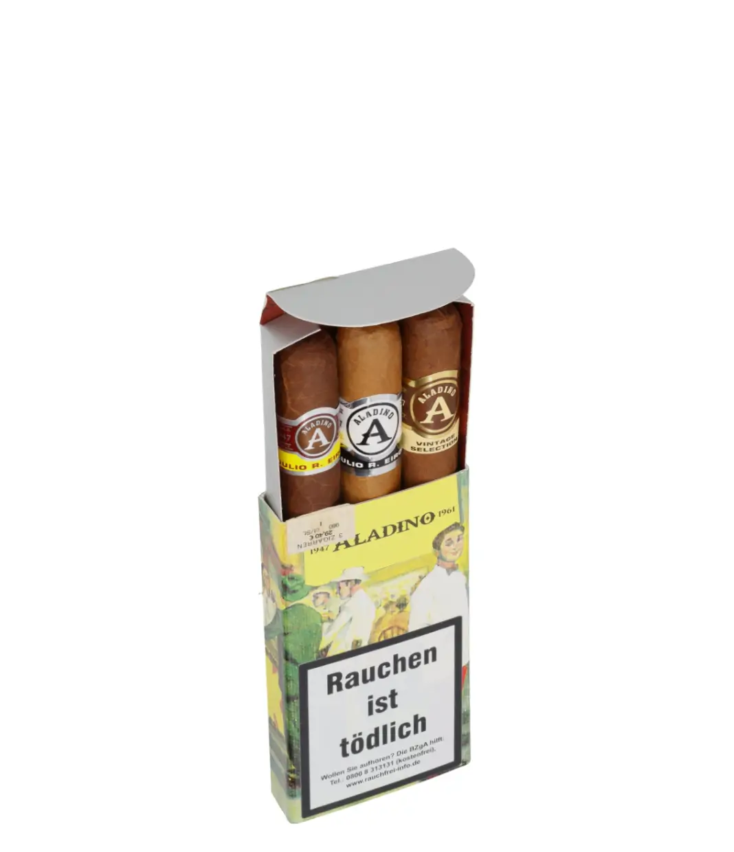 Aladino Rothschild Sampler Box of 3 X 10 from AuCigars, premium Cuban cigar.