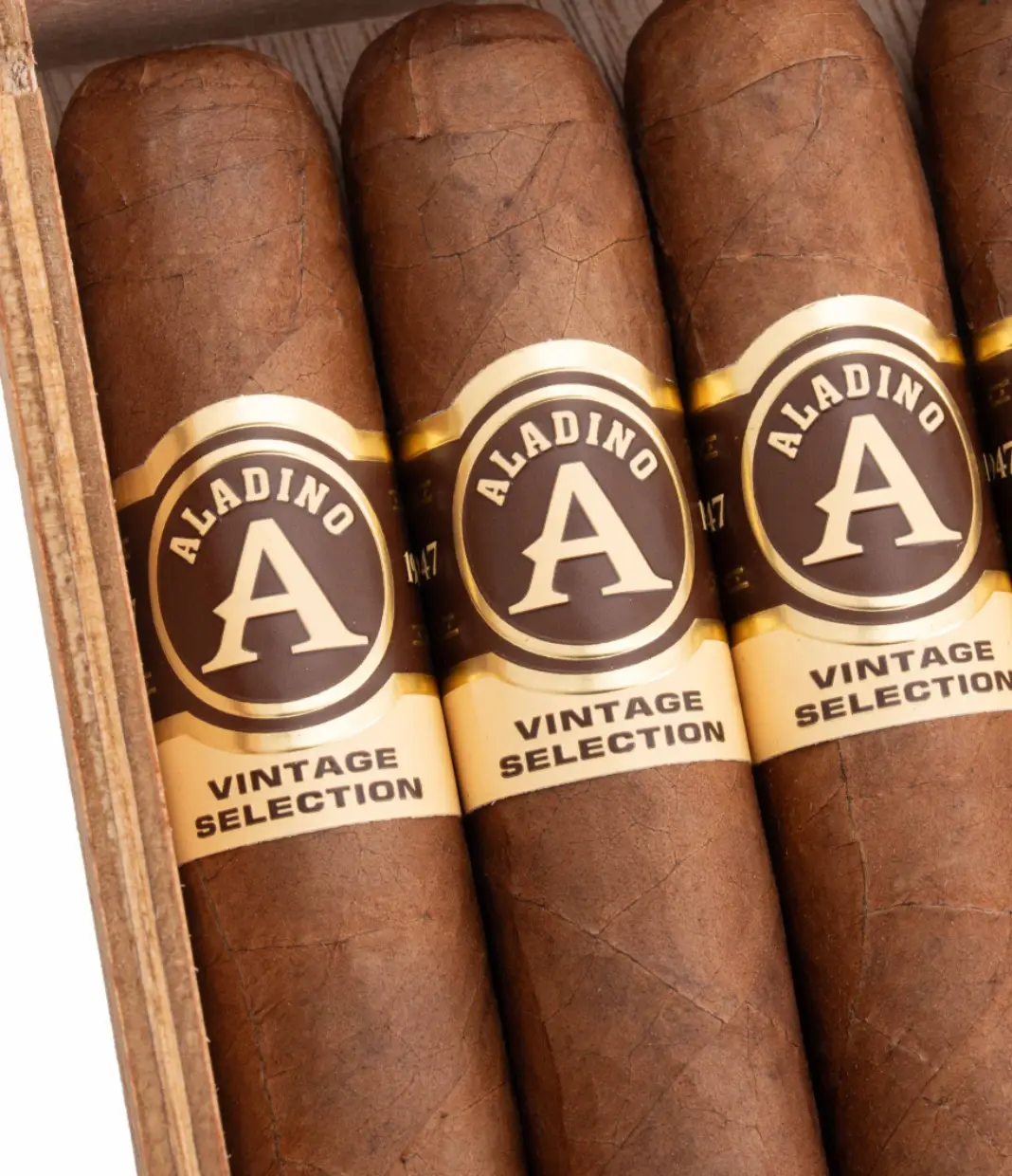 Aladino Vintage Selection Toro 10s Cigar Box View 2 from AuCigars, premium Cuban cigar