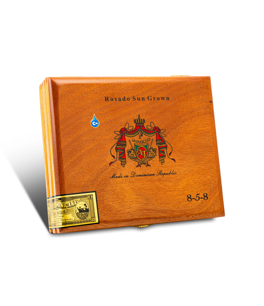 Arturo Fuente 8-5-8 Rosado Sun Grown Cigar Box View 2 from AuCigars, premium Cuban cigar