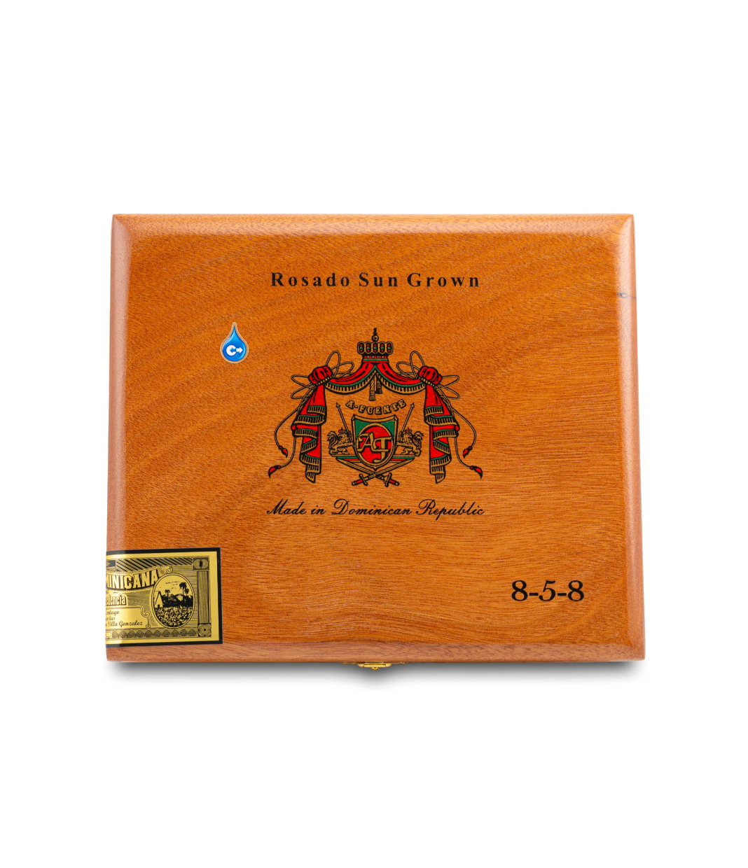 Arturo Fuente 8-5-8 Rosado Sun Grown Cigar Box View 4 from AuCigars, premium Cuban cigar