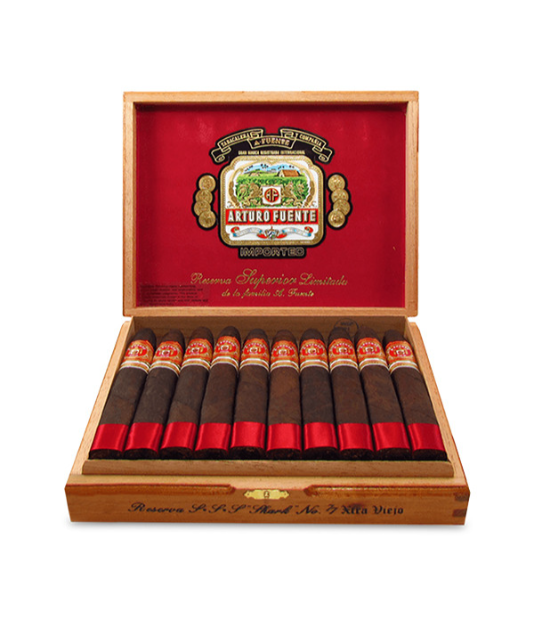 Arturo Fuente Anejo No.77 Shark Cigar Box of 20 close-up from AuCigars, premium Cuban cigar