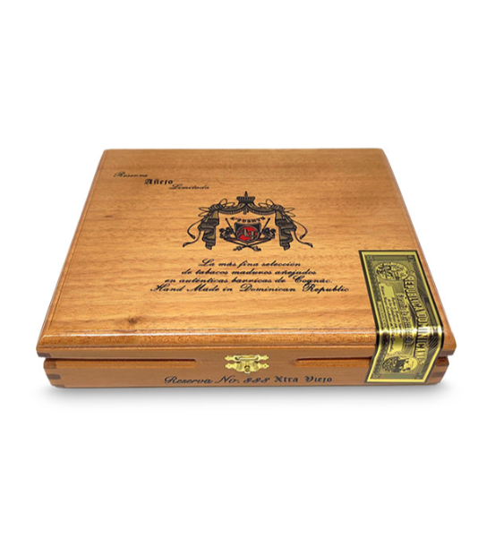 Arturo Fuente Anejo Tres Ocho 888 Cigar Box View 2 from AuCigars, premium Cuban cigar