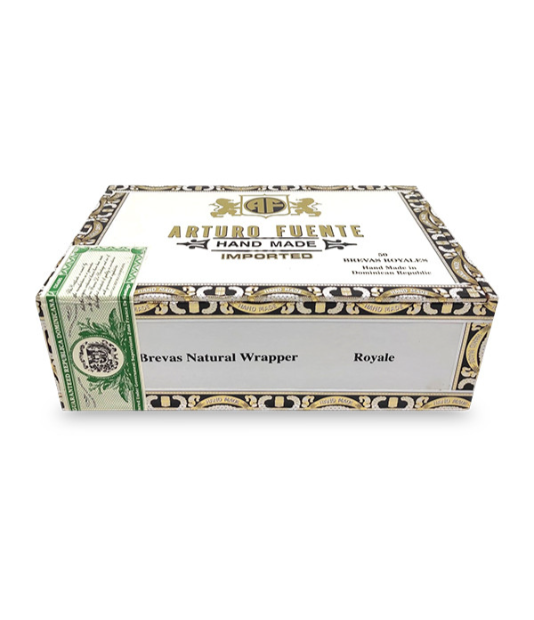 Arturo Fuente Breva Royal Maduro Cigar Box View 2 from AuCigars, premium Cuban cigar