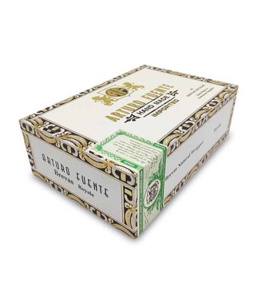 Arturo Fuente Brevas Royal Cigar Box View 2 from AuCigars, premium Cuban cigar