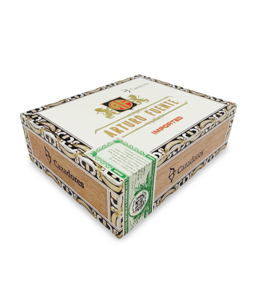 Arturo Fuente Cazadores Cigar Box View 2 from AuCigars, premium Cuban cigar