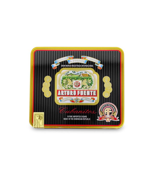 Arturo Fuente Cubanitos Cigar Box View 2 from AuCigars, premium Cuban cigar